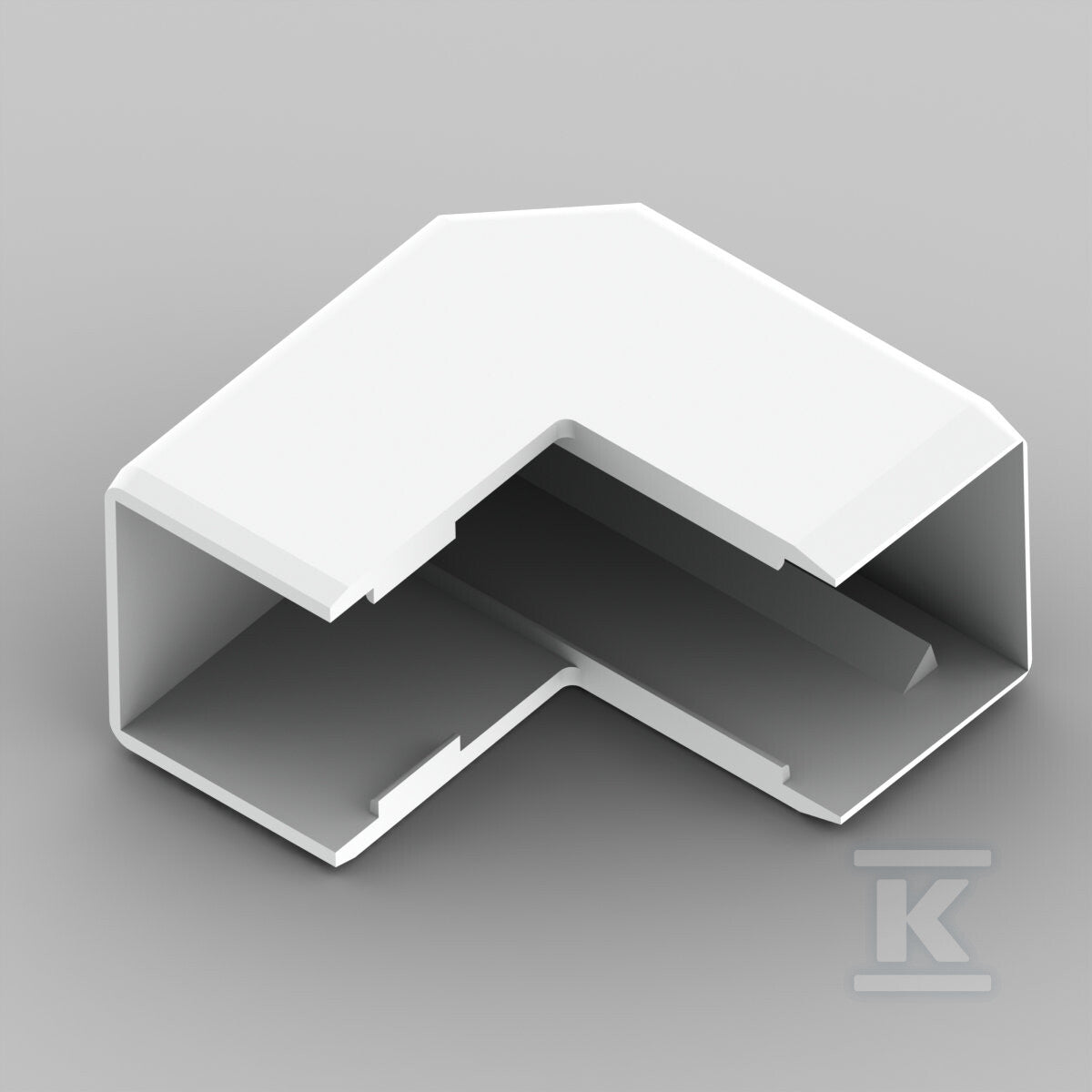 Pokrywa narożna zewnętrzna (LHD 20X20) 8626HF HB. Materiał bezhalogenowy.
