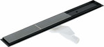 Odpływ liniowy podłogowy 90 cm - Odwracalny, nero