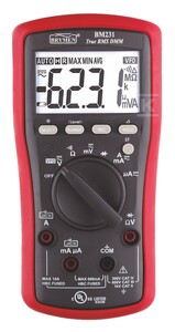 Multimetr cyfrowy BM231 TRMS (AC+DC) VFD EF