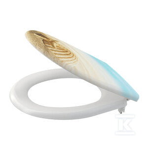 Deska sedesowa uniwersalna SOFTCLOSE, Duroplast A604SHELL