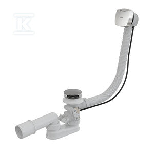 Syfon wannowy do wanien z hydromasażem, korek automatyczny, chrom A566-112122-100