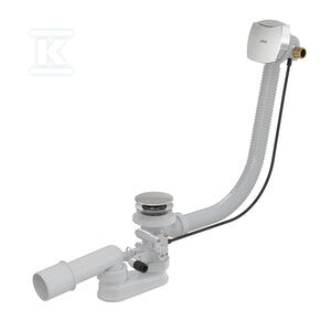 Syfon do wanien z hydromasażem z funkcją napełniania przez przelew, korek automatyczny, metal A566-273133-120