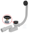 Syfon wannowy CLIK/CLAK, czarny-mat A507BLACK-80