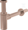Półsyfon umywalkowy DN32 DESIGN, RED GOLD-połysk A400-RG-P