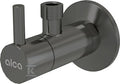 Zawór kątowy z filtrem 1/2"×3/8", GUN METAL-połysk ARV001-GM-P