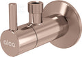 Zawór kątowy z filtrem 1/2"×3/8", RED GOLD-połysk ARV001-RG-P