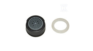 Aerator do baterii z wkładką VerdeLine M24 x 1, czarny