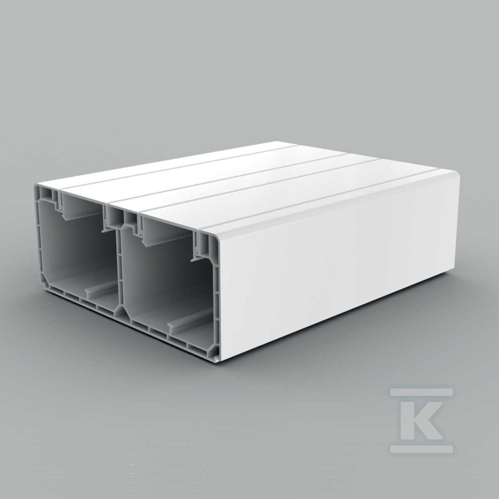Kanał kablowy z PCV biały PK 160x65D długość 2mb