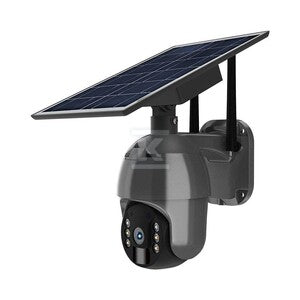 Kamera zewnętrzna V-TAC WI-FI HD smart solarna obrotowa PTZ IR czarna VT-11024