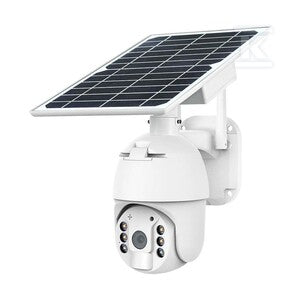 Kamera zewnętrzna V-TAC WI-FI HD smart solarna obrotowa PTZ IR biała VT-11024