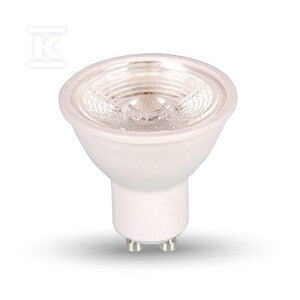 Żarówka LED V-TAC 7W GU10 soczewka ściemnialna 38st VT-2886D 6400K 550lm
