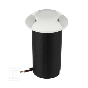 Oprawa gruntowa ogrodowa najazdowa V-TAC 1W LED biała 2-stronna IP67 VT-1161 3000K 50lm