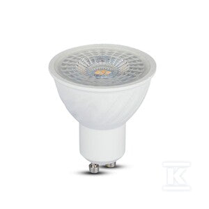Żarówka LED V-TAC SAMSUNG CHIP GU10 6W 10st (wąski kąt światła) VT-249 4000K 445lm 5 lat gwarancji
