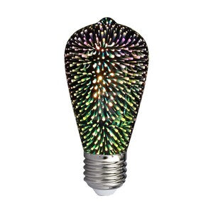 Żarówka LED V-TAC 3W E27 filament gwiazdy 3D vintage ST64 VT-2223-N 3000K 25lm