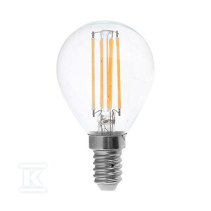 Żarówka LED V-TAC 6W filament E14 kulka P45 VT-2466 4000K 600lm