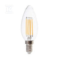 Żarówka LED V-TAC 6W filament E14 świeczka VT-2327 3000K 800lm