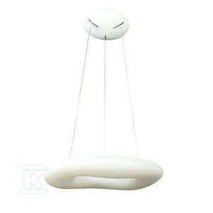 Oprawa zwieszana LED V-TAC 38W zmiana barwy 60cm ściemnianie biała VT-7605-N 2700K-6400K 3300lm 3 lata gwarancji