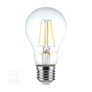 Żarówka LED 6W filament E27 A60 V-TAC VT-1887 3000K 600lm