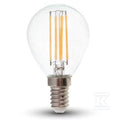 Żarówka LED V-TAC 4W filament E14 P45 kulka VT-1996 3000K 400lm