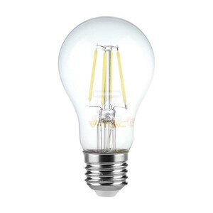 Żarówka LED 6W filament E27 A60 V-TAC VT-1887 4000K 600lm