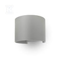 Oprawa ścienna 6W V-TAC góra dół regulowana szary okrągły IP65 BRIDGELUX VT-756 4000K 700lm