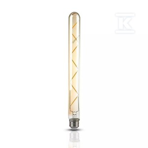 Żarówka LED V-TAC 7W T30 E27 filament bursztyn 30x300mm VT-2008-N 2200K 700lm