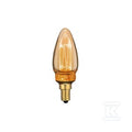 Żarówka LED V-TAC 2W edison retro świeczka E14 bursztynowa VT-2152 1800K 65lm