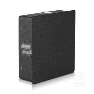 Oprawa ścienna V-TAC 4W LED IP65 czarny kwadrat VT-704 3000K 428lm