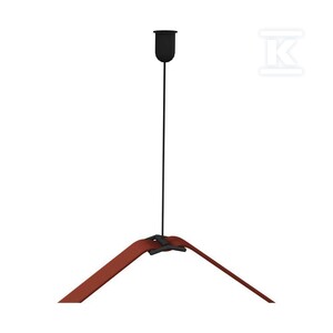 Mocowanie sufitowe z przewodem i rozetą 40x1200mm szynosystem taśmowy 48V V-TAC czarne 3 lata gwarancji