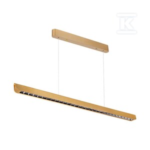 Oprawa V-TAC LED linear SAMSUNG CHIP LIFUD driver 36W 60st CCT zwieszana 120cm złoty MAT VT-7-36 3000K-4000K-6400K 2880lm 5 lat gwarancji