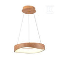 Oprawa zwieszana V-TAC LED 18W drewno fi. 40cm VT-7973 3000K 2100lm