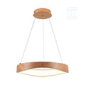 Oprawa zwieszana V-TAC LED 25W drewno fi. 50cm VT-7974 3000K 2800lm