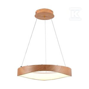 Oprawa zwieszana V-TAC LED 25W drewno fi. 50cm VT-7974 3000K 2800lm