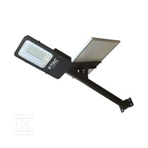 Naświetlacz oprawa uliczna solarna hybrydowa V-TAC 50W LED VT-ST201 4000K 4000lm