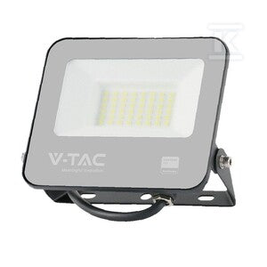 Naświetlacz LED V-TAC 30W 100Lm/W przewód 1mb SAMSUNG CHIP czarny VT-44035 3000K 2505lm 5 lat gwarancji