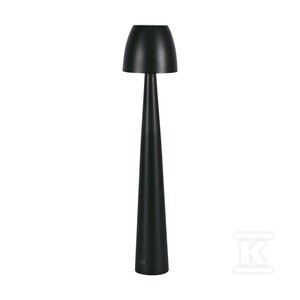 Lampka biurkowa nocna V-TAC 3W LED 37cm ładowanie USB ściemnianie czarna VT-75001 3000K-6000K 110lm