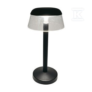 Lampka biurkowa nocna V-TAC 3W LED 28cm ładowanie USB ściemnianie czarna VT-75002 3000K-6000K 110lm