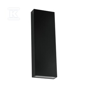 Kinkiet ścienny V-TAC 8W LED czarny IP65 85x250mm VT-91008 4000K 1120lm