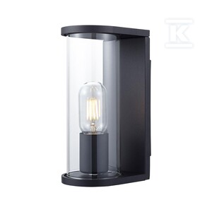 Oprawa ścienna elewacyjna loft V-TAC 1xE27 IP44 czarny MAT VT-81040