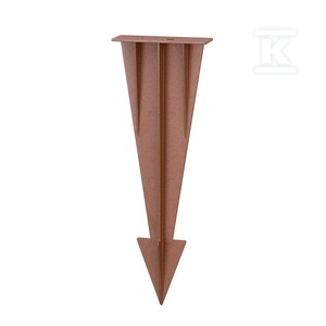 Szpilka kotwa mocowanie do ziemi opraw VT-409 100x35x274mm Braz Corten VT-12050-C