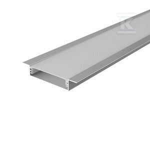 Profil aluminiowy anodowany wpuszczany V-TAC 2mb klosz mleczny 2000x39,8x9,8mm VT-71002 5 lata gwarancji