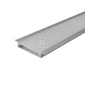 Profil aluminiowy anodowany wpuszczany V-TAC 2mb klosz mleczny 2000x49,8x9.8mm VT-71004 5 lata gwarancji