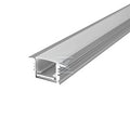 Profil aluminiowy anodowany wpuszczany V-TAC 2mb klosz mleczny 2000x17,7x13mm VT-71006 5 lata gwarancji