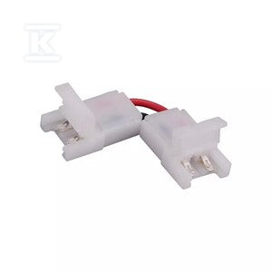 Konektor złączka taśm LED V-TAC L kątowa 90st do taśm i pasków LED gęste i zwykłe 10mm
