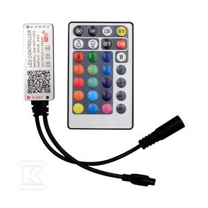Sterownik taśm V-TAC LED RGBW CCT 12V/24V WI-FI+RF radiowy 28 przycisków VT-2429