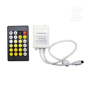 Sterownik taśm V-TAC LED CCT mono jednokolorowy 12V/24V podczerwień 24 przyciski VT-2425