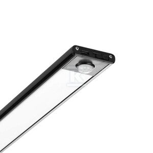 Oprawa podszafkowa V-TAC 1,5W LED czarna czujnik ruchu ładowanie USB 30cm VT-8141 4000K 110lm