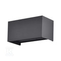 Oprawa ścienna V-TAC 24W LED góra dół IP65 czarna VT-8125-B-N 3000K 2720lm