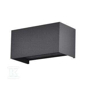 Oprawa ścienna V-TAC 24W LED góra dół IP65 czarna VT-8125-B-N 3000K 2720lm