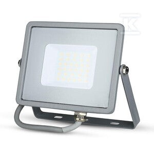 Naświetlacz LED V-TAC 30W SAMSUNG CHIP szary VT-30-G 4000K 2400lm 5 lat gwarancji